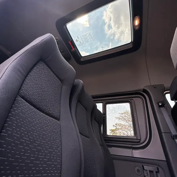 Detail of a passenger seat